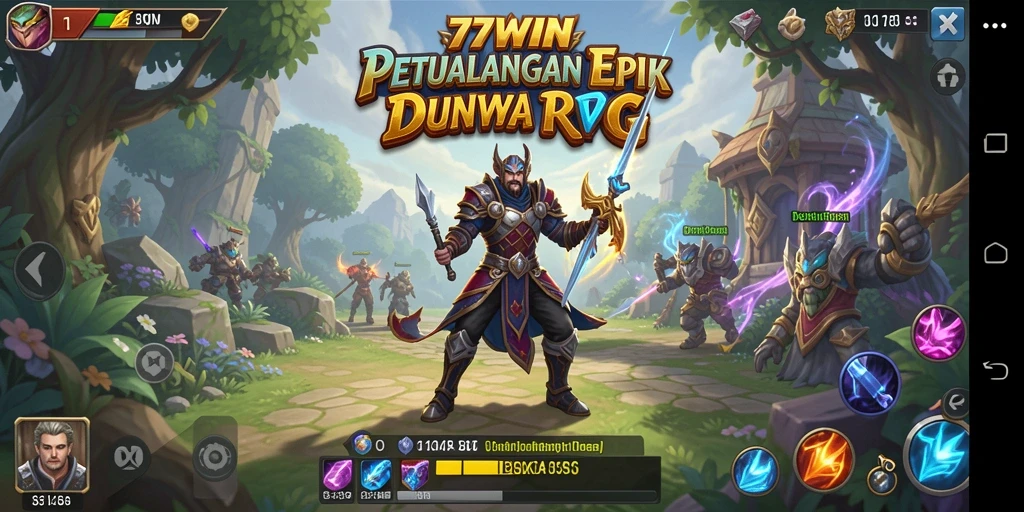 Gameplay 77WIN yang seru dan menarik dalam RPG.