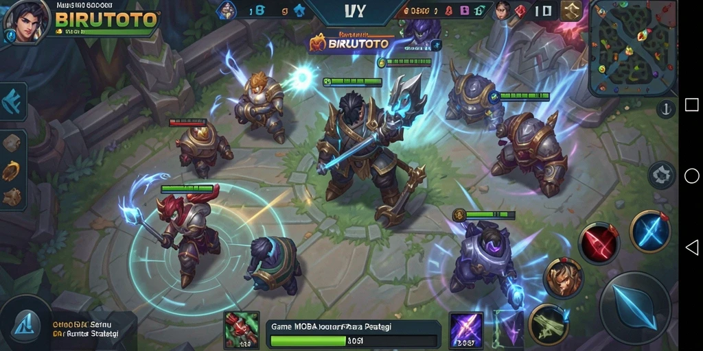 Tampilan gameplay BIRUTOTO yang mendebarkan dan penuh aksi.