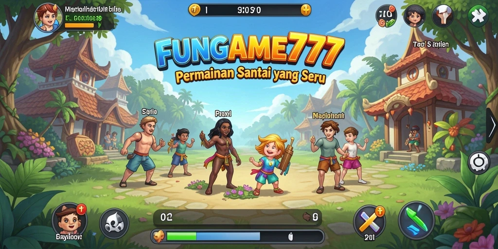 Screenshot gameplay menampilkan keseruan bermain FUNGAME777.