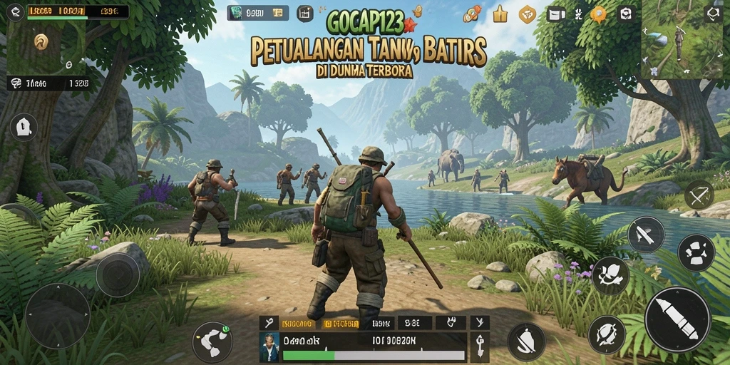 Gameplay GOCAP123 yang menampilkan dunia terbuka yang luas dan menakjubkan.