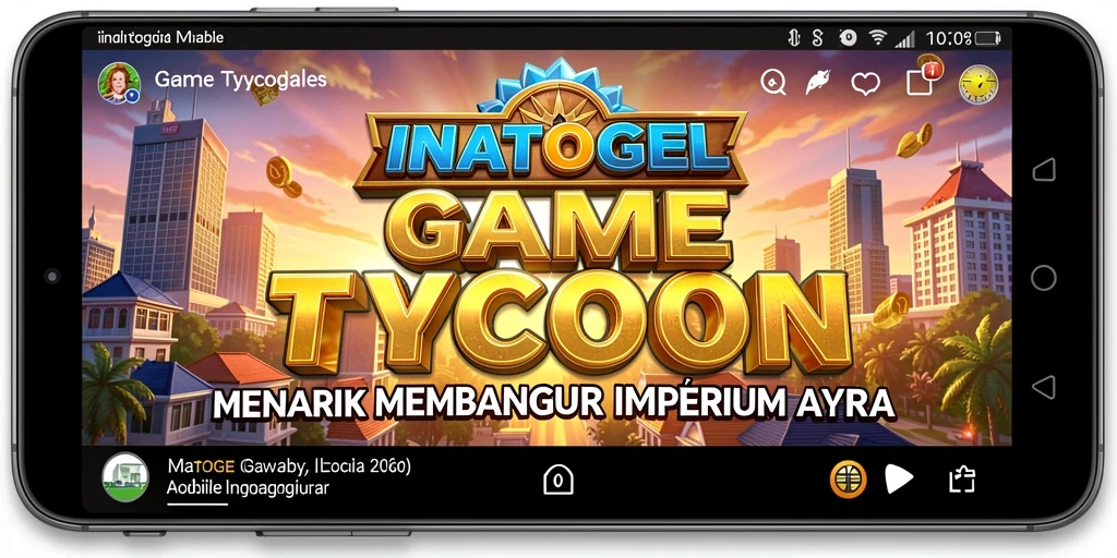 Tampilan menarik dari gameplay INATOGEL yang penuh strategi Tycoon.