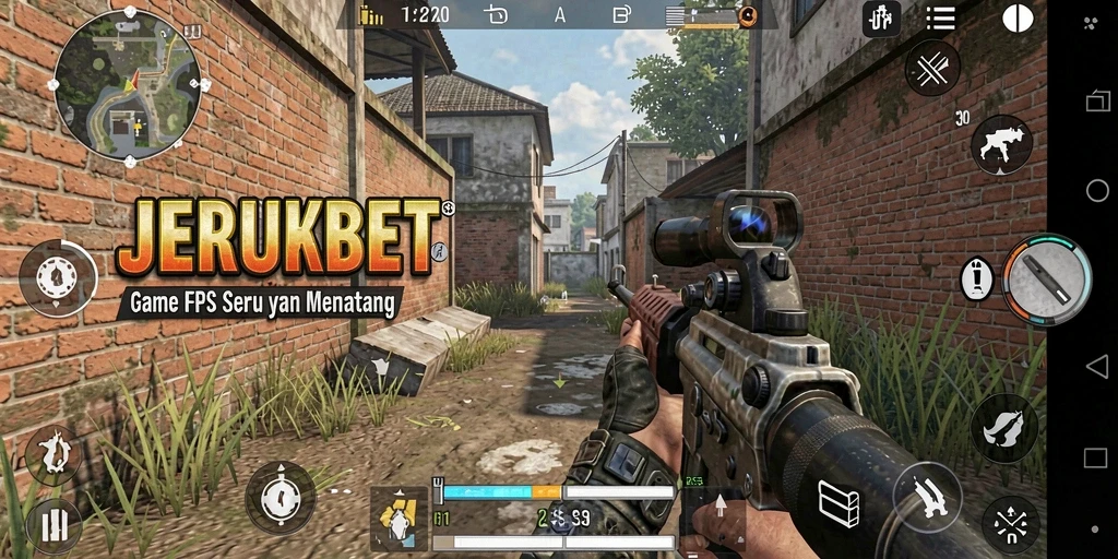 Tangkapan layar dari gameplay mendebarkan JERUKBET.