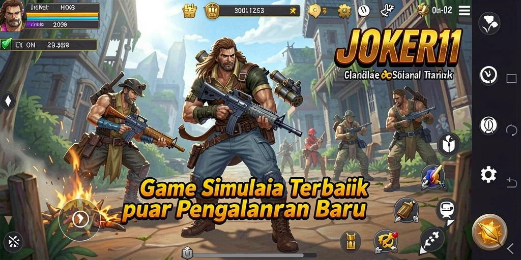 Tangkapan layar JOKER11 menampilkan gameplay simulasi yang mendebarkan.
