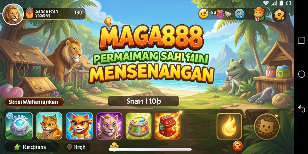 Tampilan gameplay yang seru dan interaktif dari MAGA888.