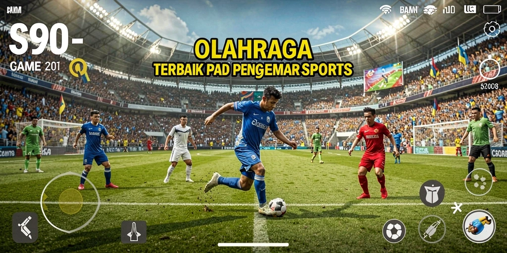 Screenshot gameplay S80 menampilkan aksi seru olahraga yang menarik.