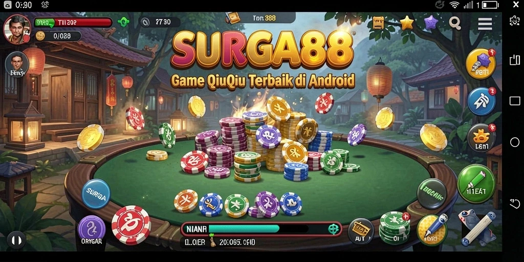 Tampilan gameplay SERU di SURGA88 QiuQiu.